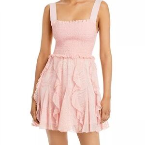 Alice & Olivia NWT Pink Ruffled Dress